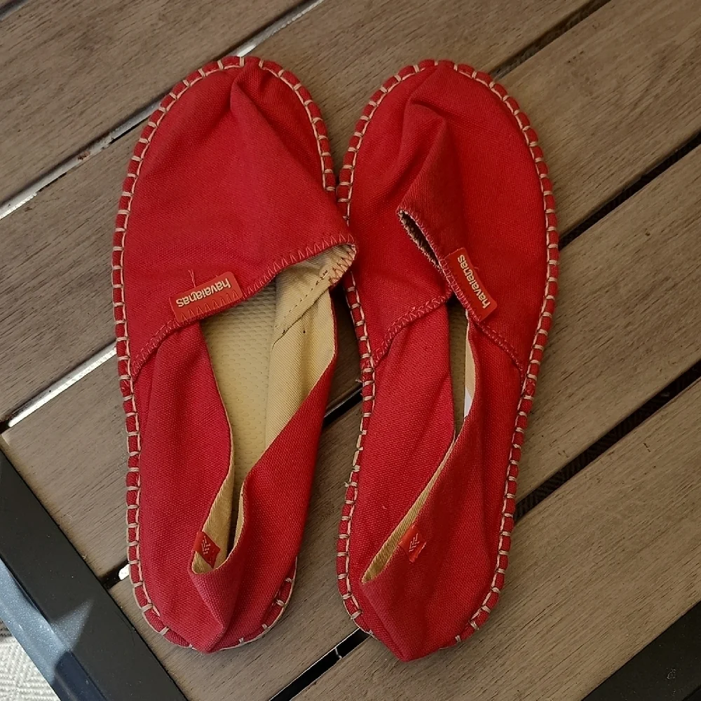 Havaianas Women's Red Espadrilles